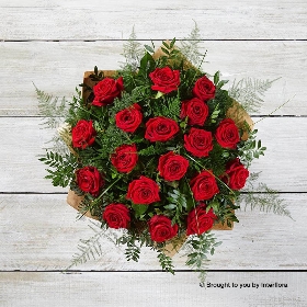 Heavenly Red Rose Hand tied.