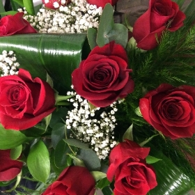 Luxury Red Roses Hand Tied